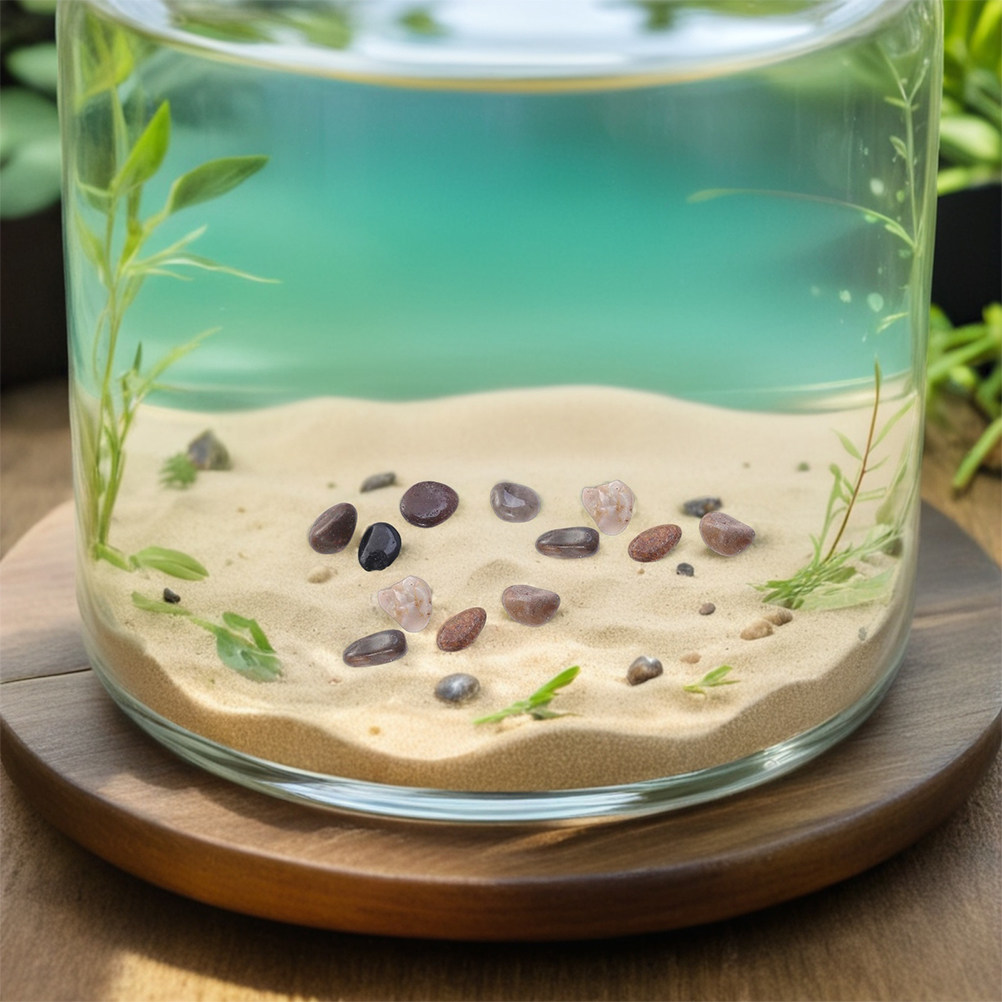 Набор ярких полированных речны – обзор и цена Aquarium Decoration Rock