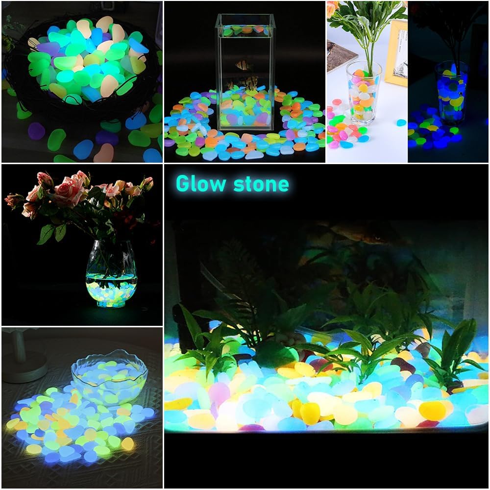 500 шт. разноцветных светящихс – обзор и цена Aquarium Decoration Rock