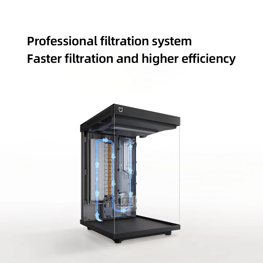 НОВЫЙ Умный Настольный Аквариу – обзор и цена Xiaomi Aquarium Fish Tank